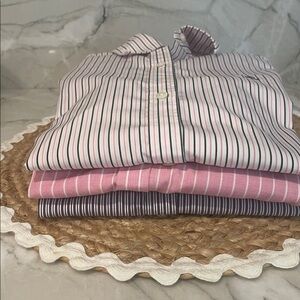 Set of 3 Ralph Lauren Non-Iron 100% Cotton Button Down Shirts